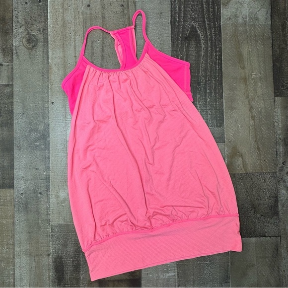 Lululemon Athletica Vibrant Pink No Limits Tank Top size 6 - Picture 1 of 8